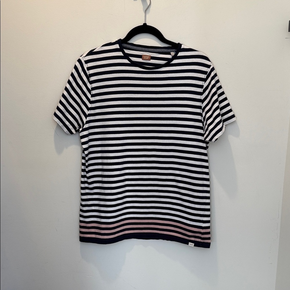 Common People striped t-shirt in size large